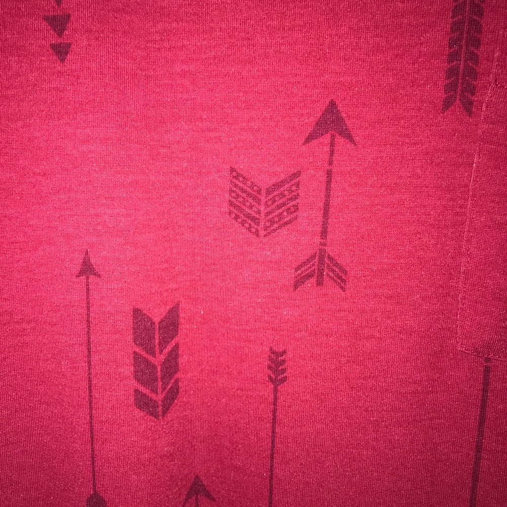 XL LuLaRoe Carly, BNWT Red Aztec Arrows